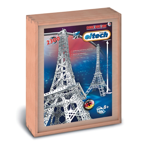 Eitech Eiffel Tower in lussuosa scatola di legno